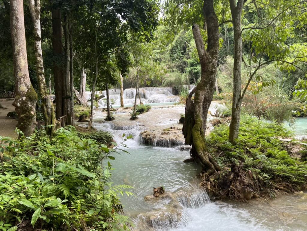 Waterfall near Luang Prabang - Kuang Si