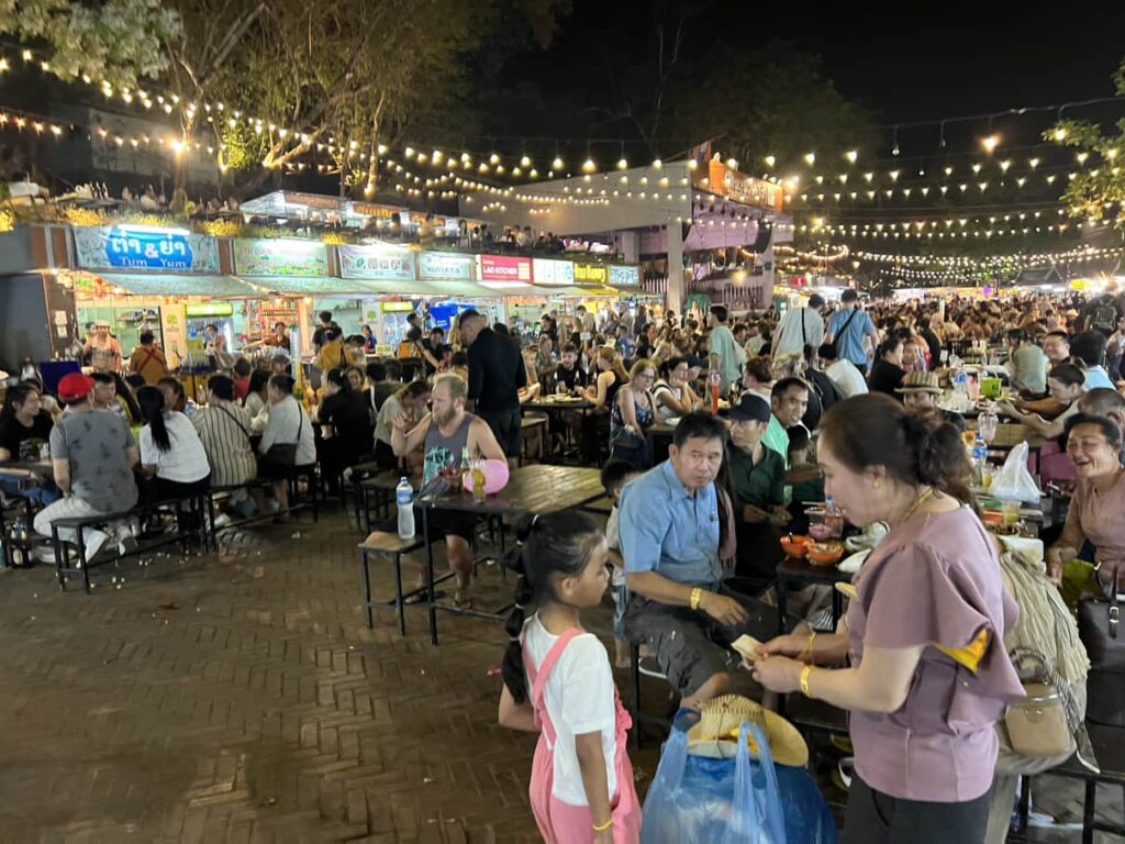 Food Market crowds