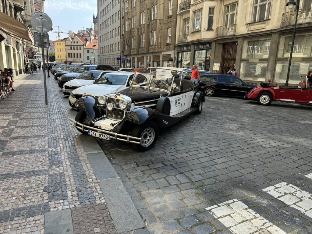 Beautiful old Prague car
