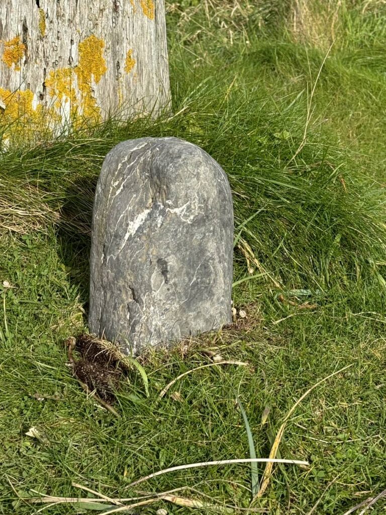 Old marking stone from the Vikings
