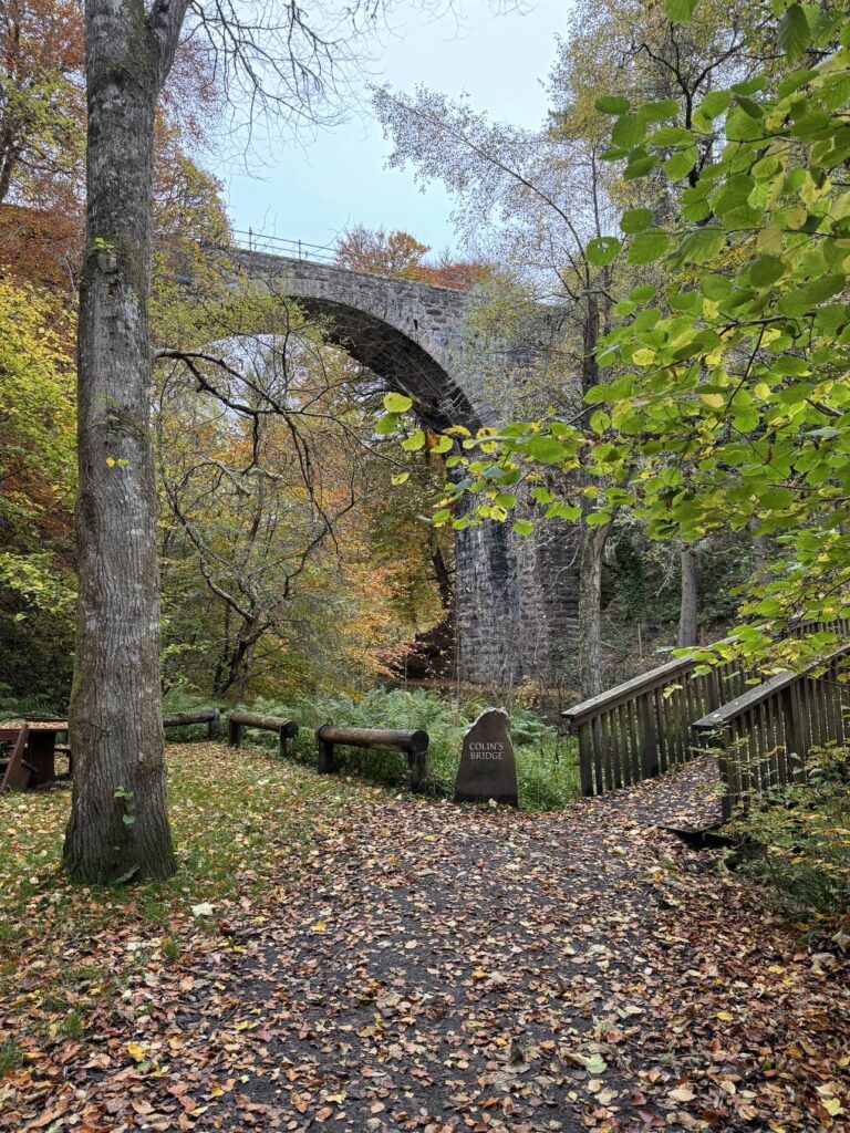 Golspie Burn waterfall and gorge