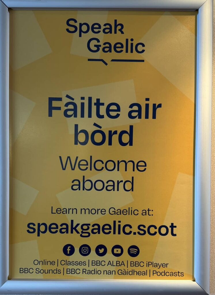 Learning Gaelic while sailing