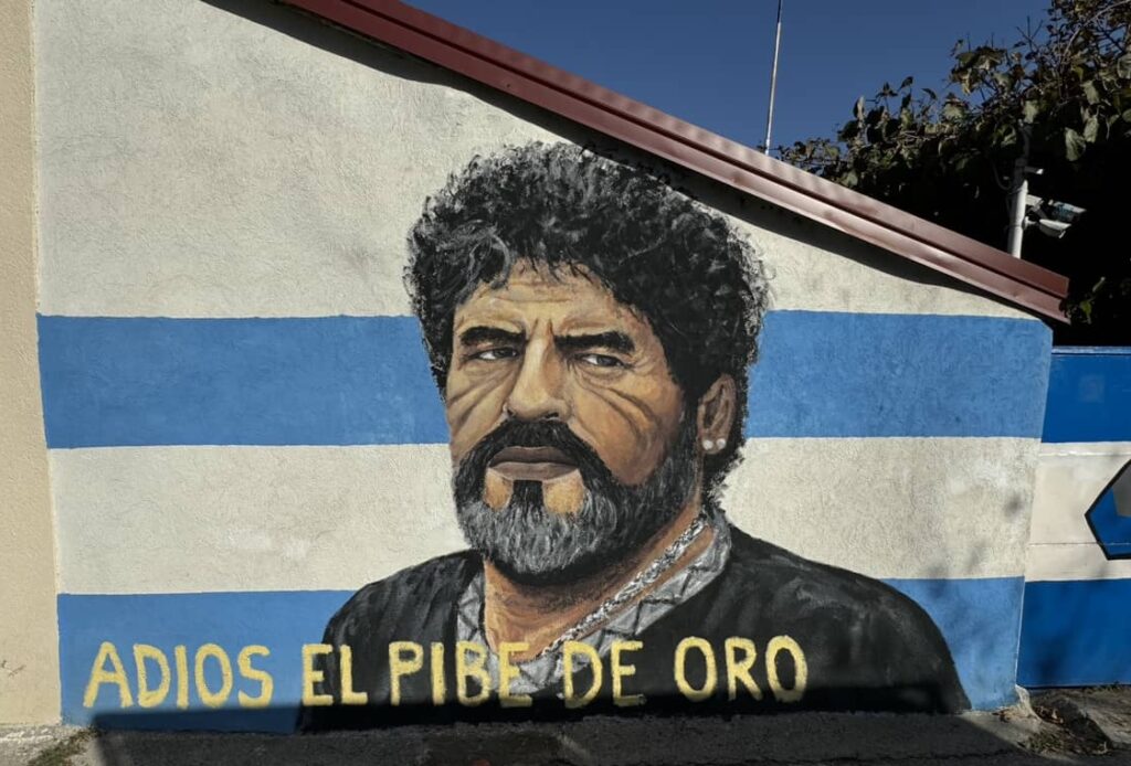 Famous Maradona artwork