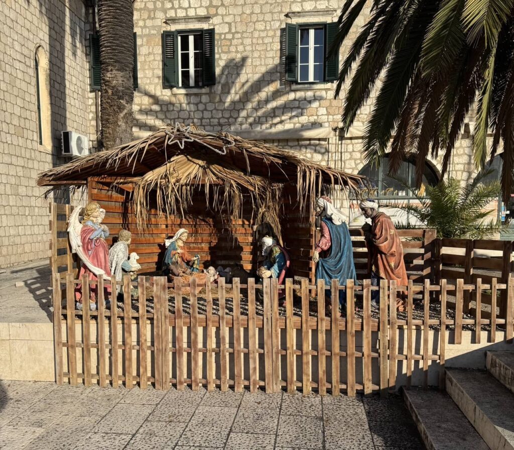 Christmas decoration In Dubrovnik
