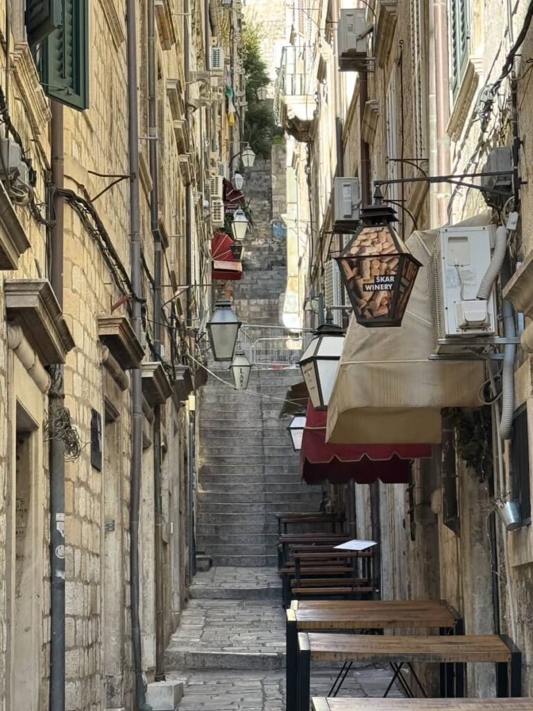 Explore up the steps