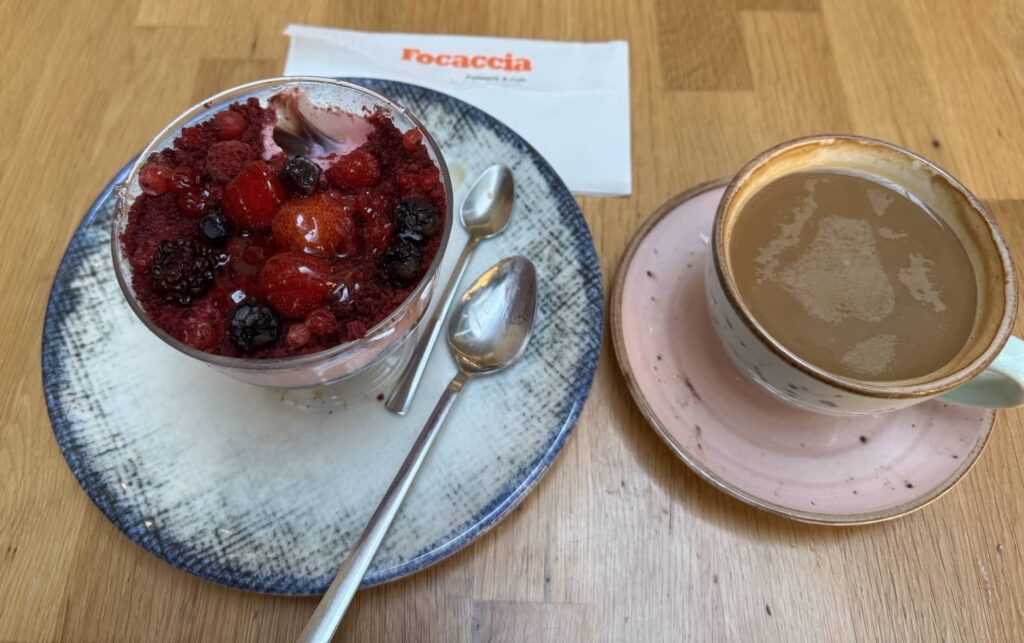 Coffee and cake in Istanbul