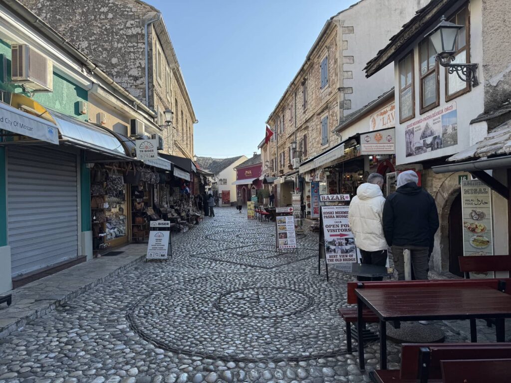 The old town in Mostar