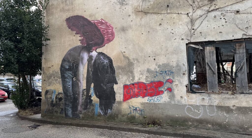 Another damaged building