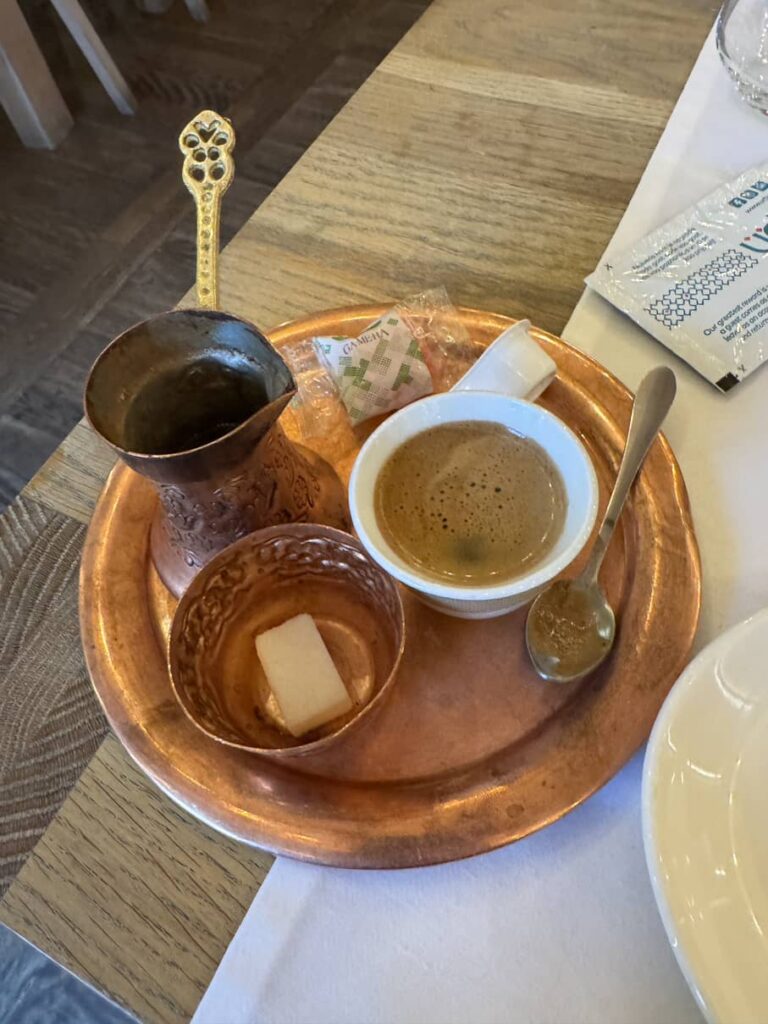 The process of preparing a Bosnian coffee