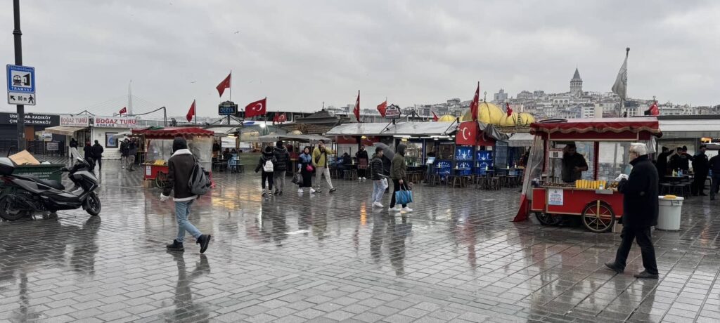Istanbul food in stalls