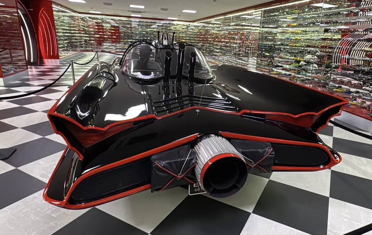 The back of the Batmobile