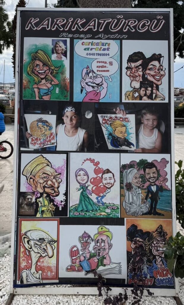 artist in town in Turkey