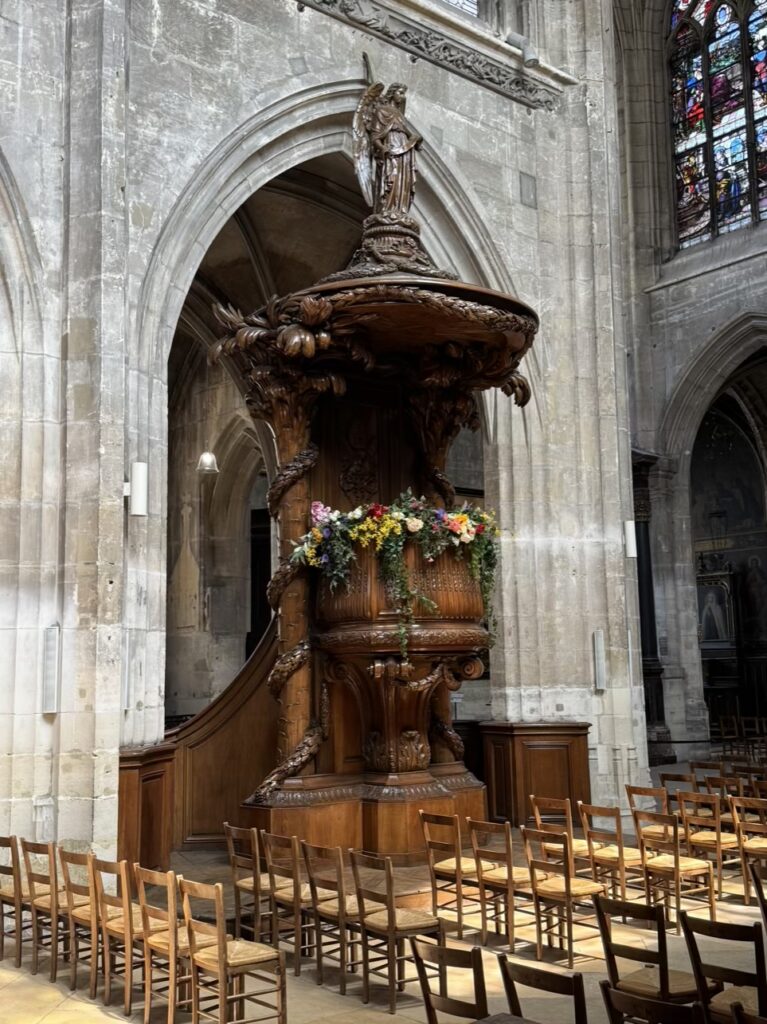Impressive pulpit