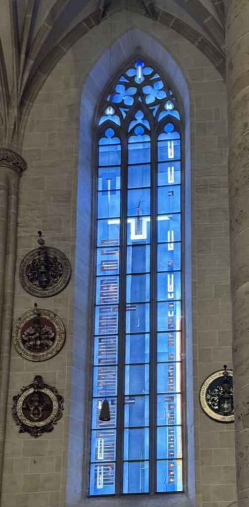 Stained glass window