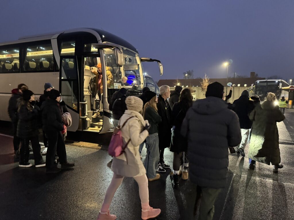 cold morning visit Auschwitz