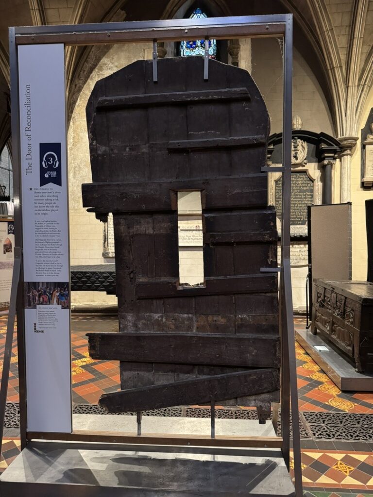 Old entranceway door