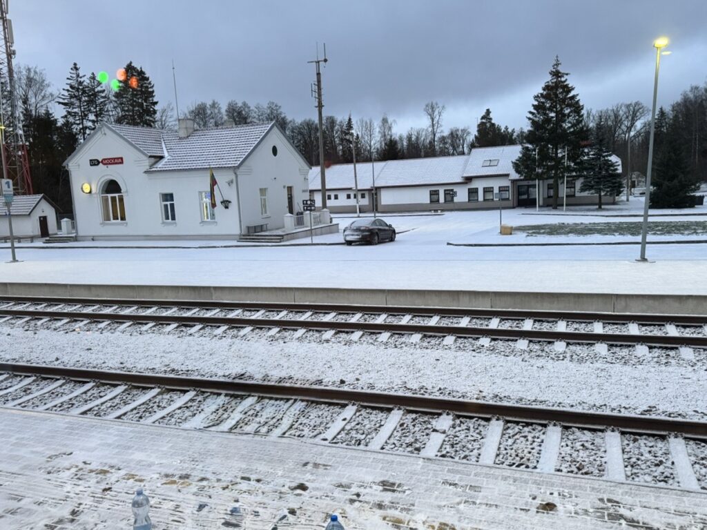 Small station Walking around Vilnius