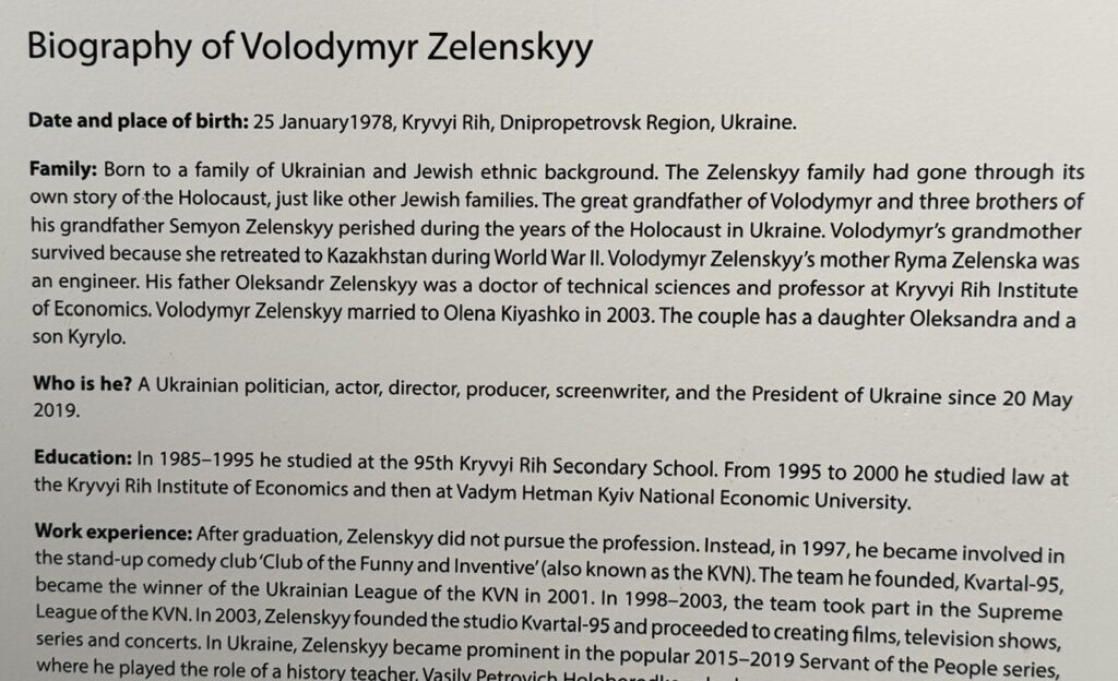 Zelenskyy biography Vilnius museums