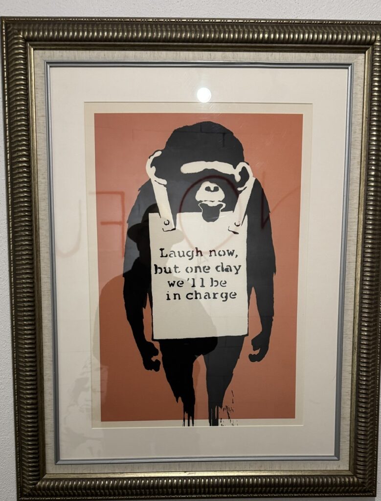 Banksy Art Venturing in Krakow