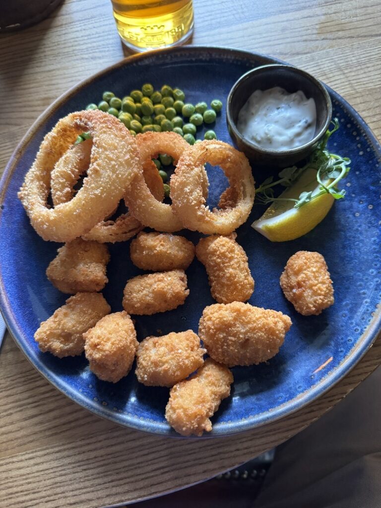 Deep-fried fish Landing at Land’s End