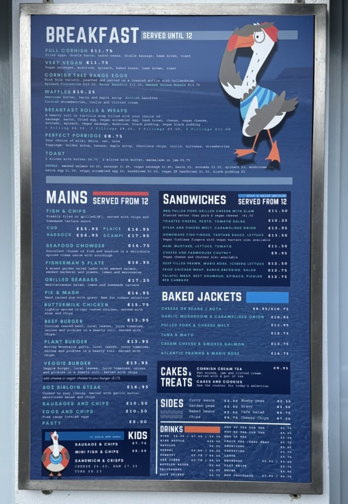 An international restaurant