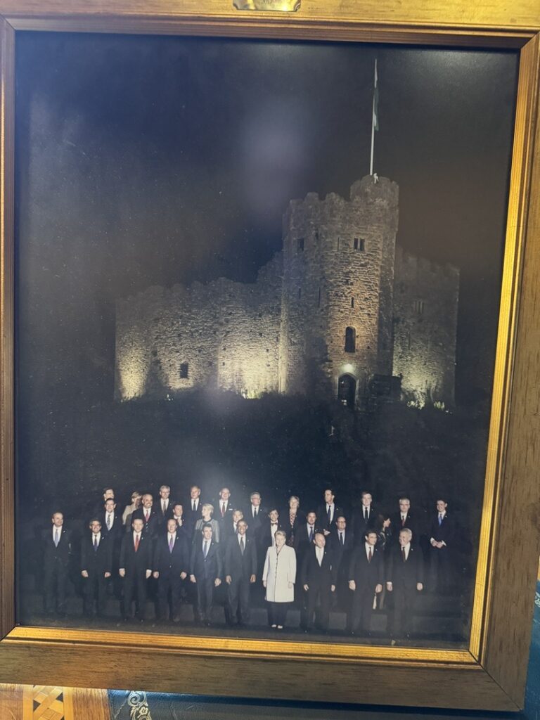 World leaders at Cardiff Castle