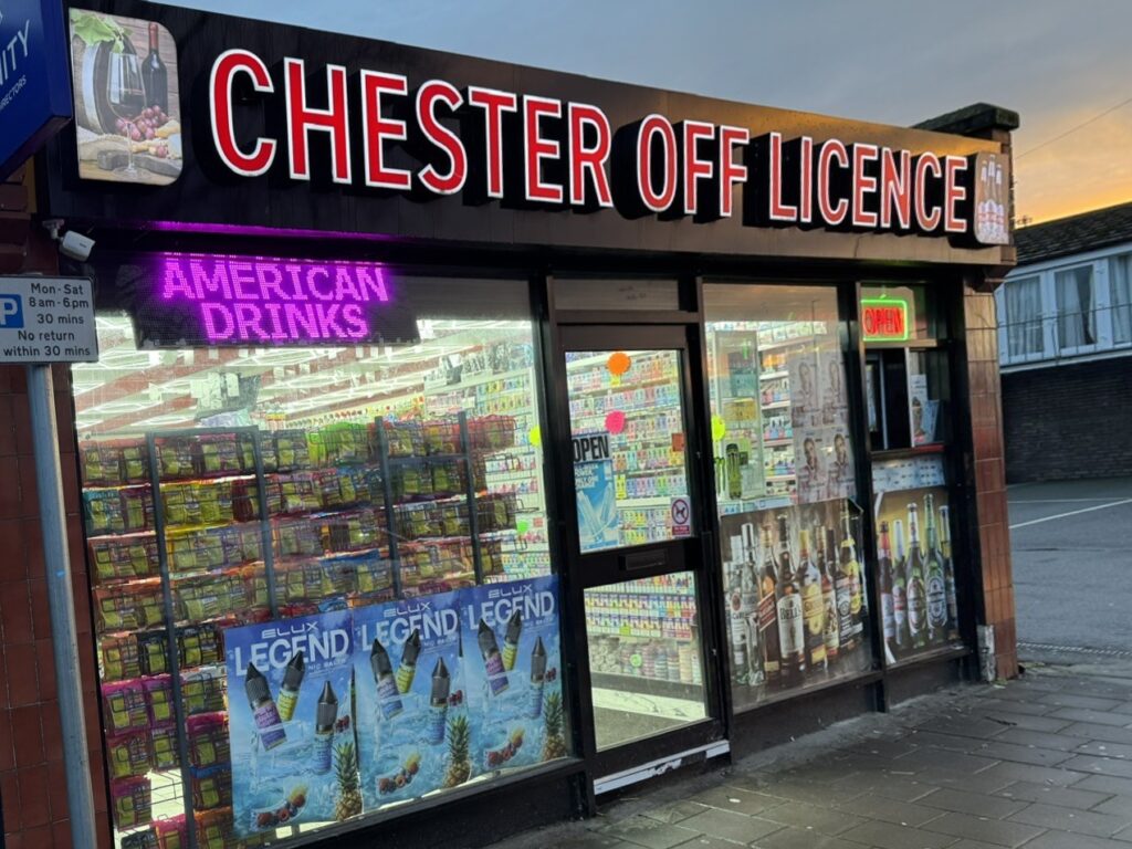 Off license convenience store in Chester Bill Smale 