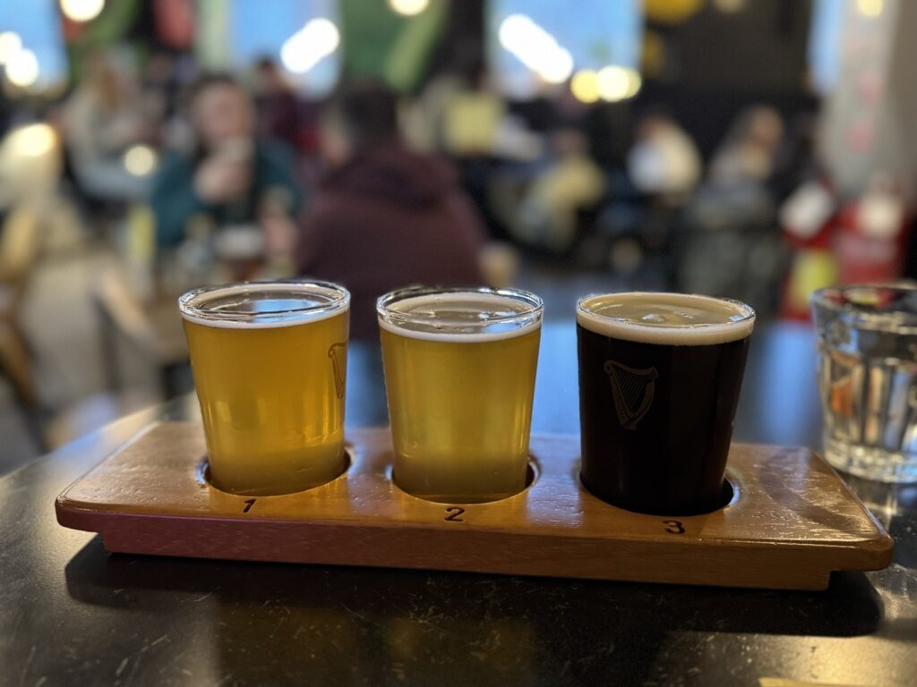 Delicious experimental beers