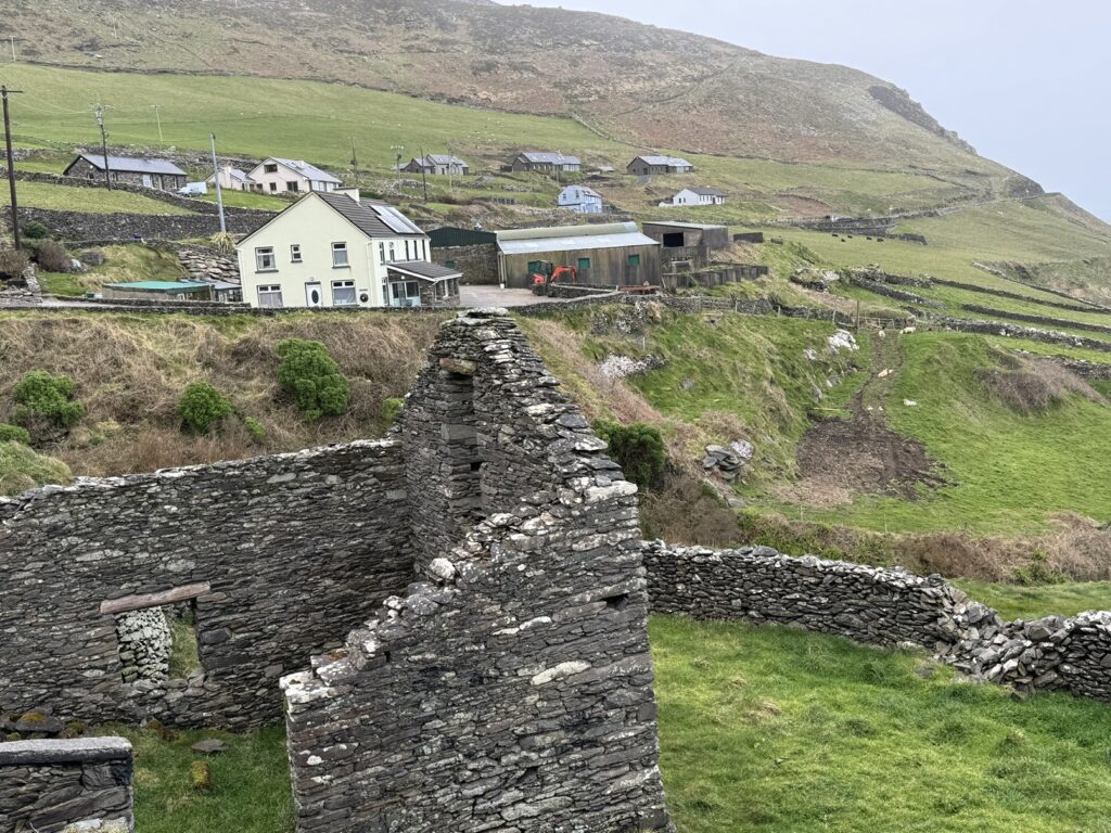 Fallen down building