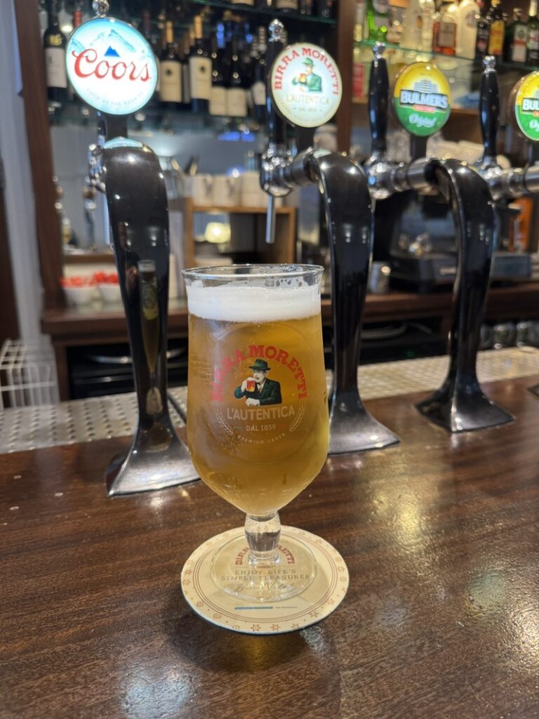 Moretti beer